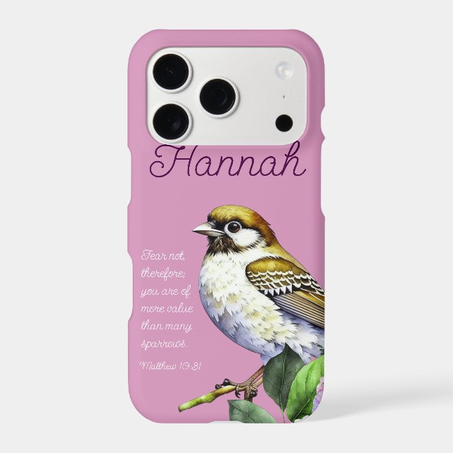 Scripture Matthew 10:31 Iphone Case (Back)