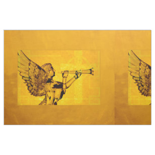 Scripture Mini quilt panel Golden Angel Fabric