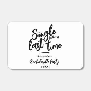 Scripture Modern Bachelorette Party Favor Tags Matchboxes
