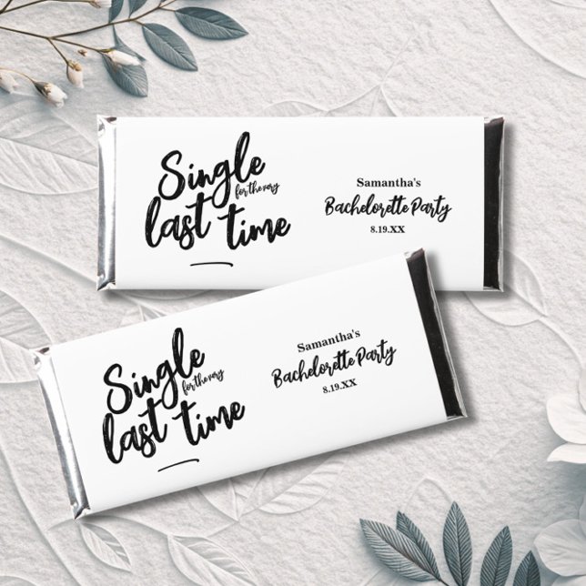 Scripture Modern Bachelorette Party  Hershey Bar Favors (Creator Uploaded)