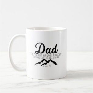 Scripture Mug for Dad, Christian Coffee Cup