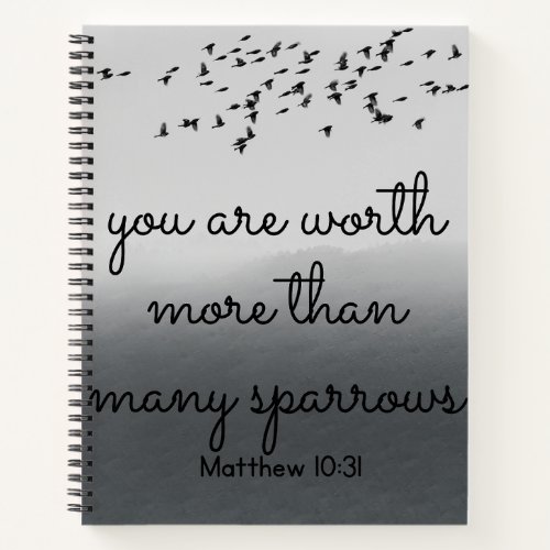 Scripture Notebook Sparrows