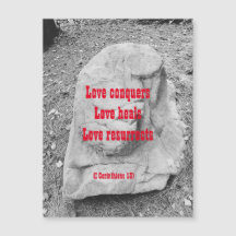 Scripture of Encouragement Magnetic Greeting Card