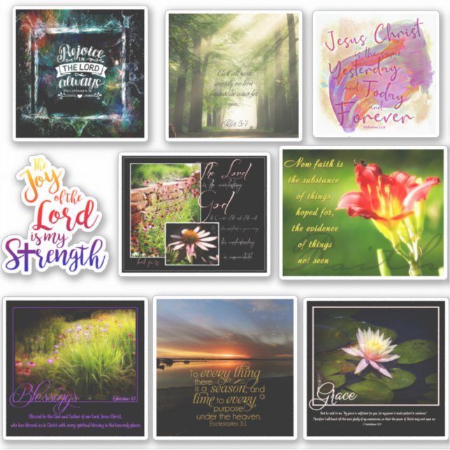 Scripture photo sticker (Front)