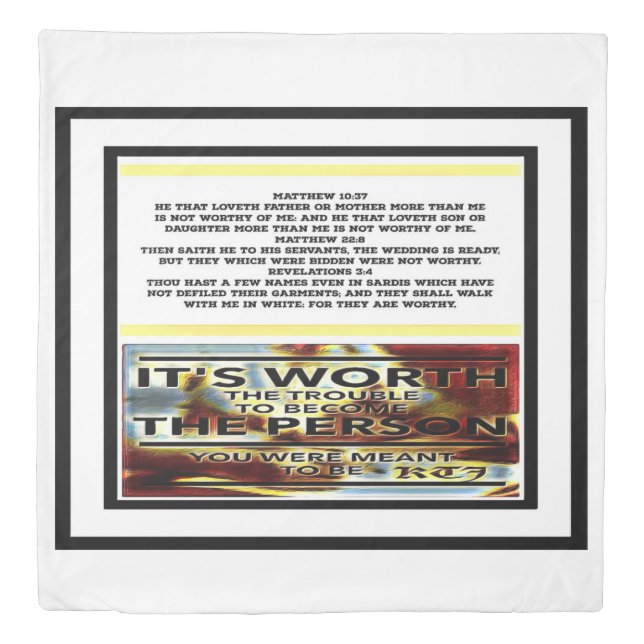 Scripture Pictures 03 Duvet Cover (Front)