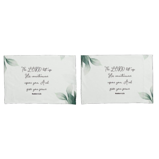 Scripture Pillowcase (Front-Set)