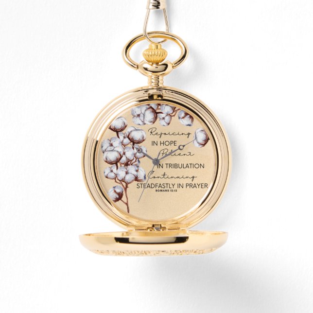Scripture Pocket Watch  (Front)