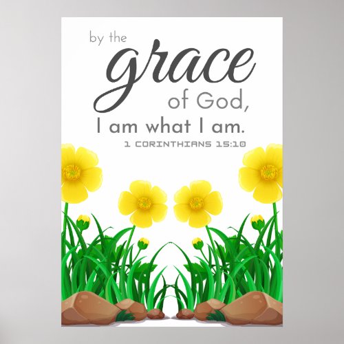 Scripture Poster Grace of God
