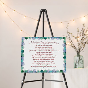Scripture, Psalm 11, Bible Verse, Foam Board