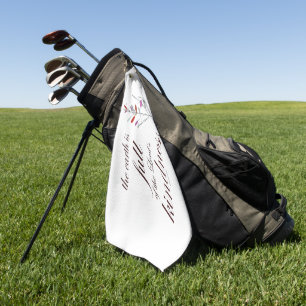 Scripture, Psalm 33, Kindness, Golf Towel