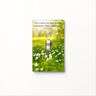 Scripture Psalm Light Switch Cover