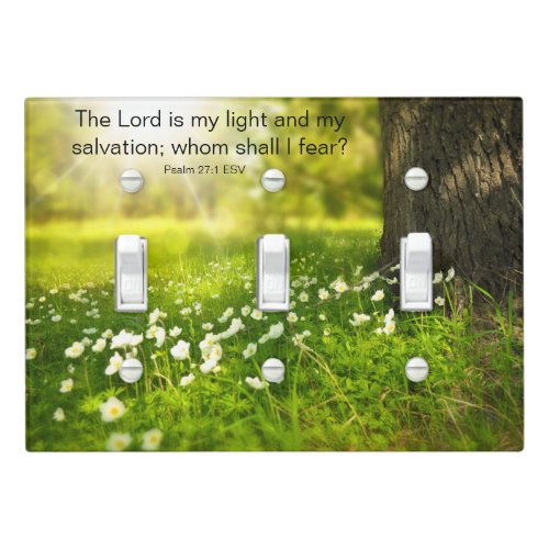 Scripture Psalm Light Switch Cover
