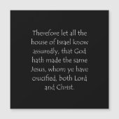 Scripture Quote Acts 2 36 (Front)