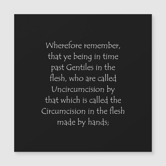 Scripture Quote Ephesians 2 11 (Front)