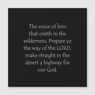 Scripture Quote Isaiah 40 3