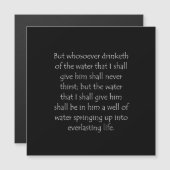 Scripture Quote John 4 14 (Front/Back)