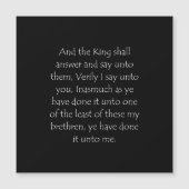 Scripture Quote Matthew 25 40 (Front)