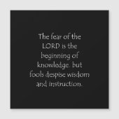 Scripture Quote Proverbs 1 7 (Front)