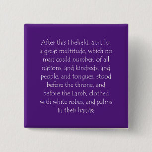 Scripture Quote Revelation 7 9 Button