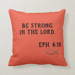 Scripture Quote Throw Pillow