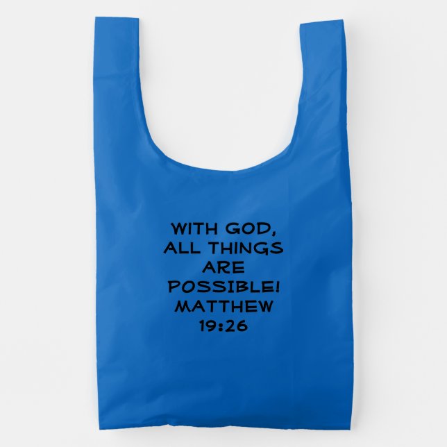 Scripture Reusable Bag (Front)