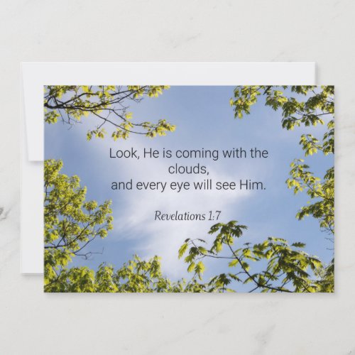 Scripture Revelations 17 Note Card