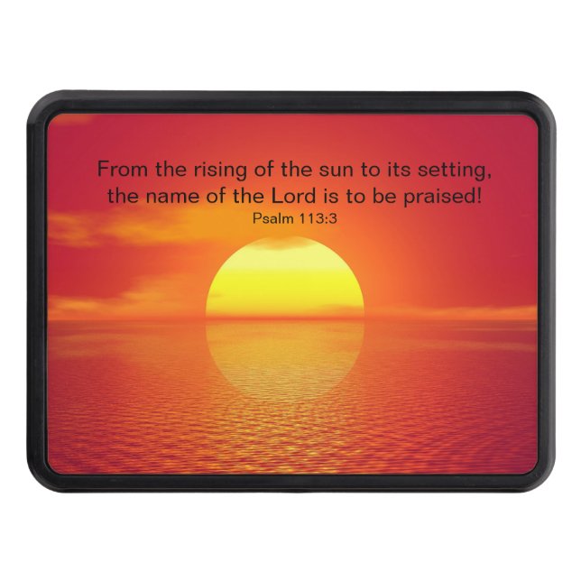 Scripture Sun Hitch Cover (Front)
