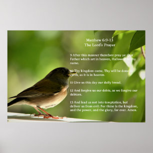 Scripture Template,  The Lord's Prayer Poster