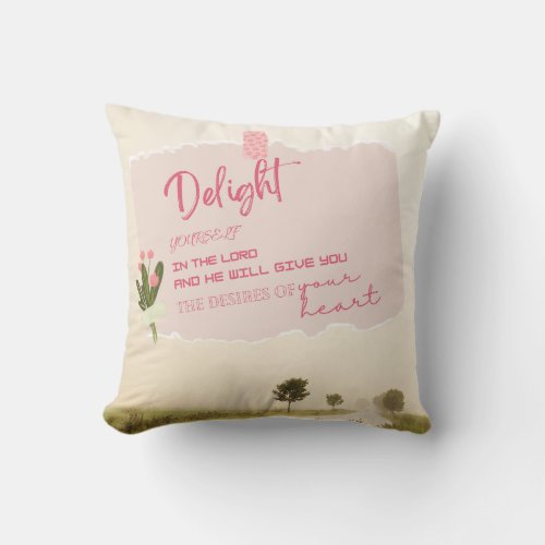 Scripture Throw Pillow