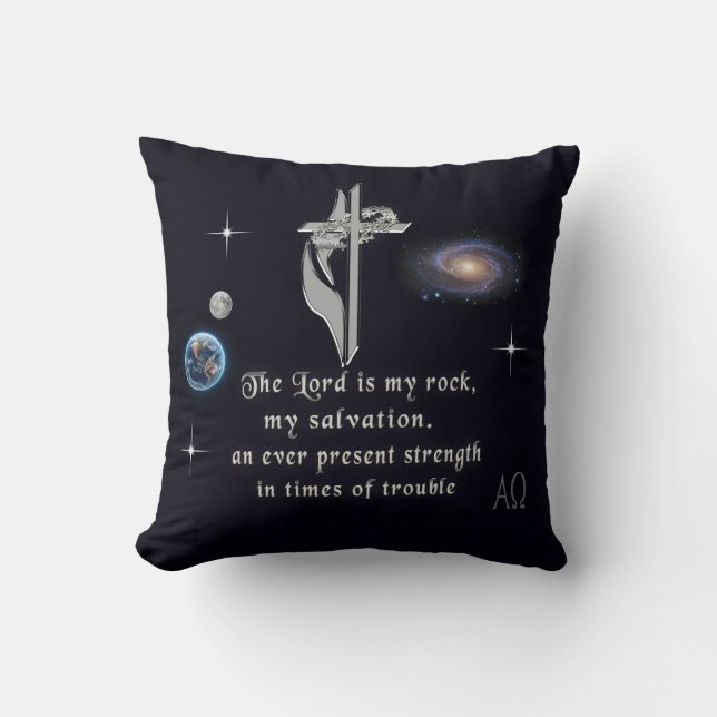 Scripture Throw Pillow (Front)