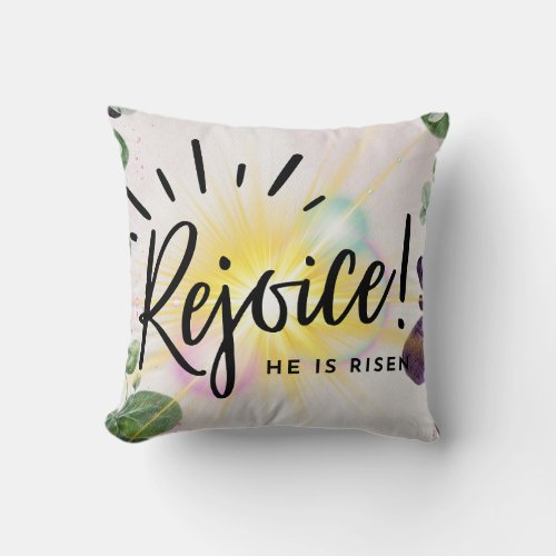 Scripture Throw Pillow Easter