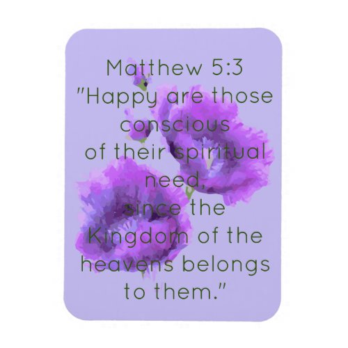 Scripture Verse Spiritual Message Kingdom Magnet