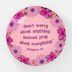 Scripture Verse Spiritual Message Kingdom Paperweight