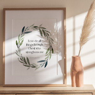 Scripture Wall Art   Philippians 4:13