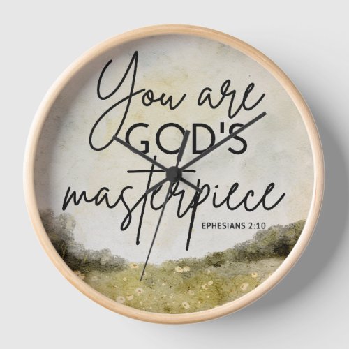 Scripture Wall Clock