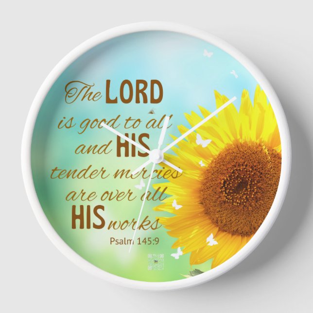 Scripture Wall Clock  (Front)