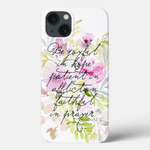 Scripture Watercolor Romans 12 iPhone 13 Case