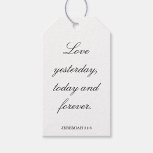 Scripture Wedding Centerpiece, Bridal Shower Decor Gift Tags