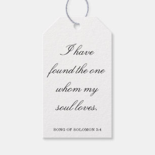 Scripture Wedding Centerpiece, Bridal Shower Decor Gift Tags