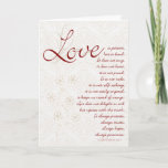 Scripture Wedding Love Is Congratulations Card at Zazzle