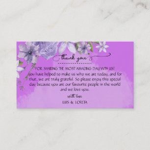 Scripture Wedding Place Card