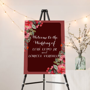 Scripture Wedding Welcome Sign