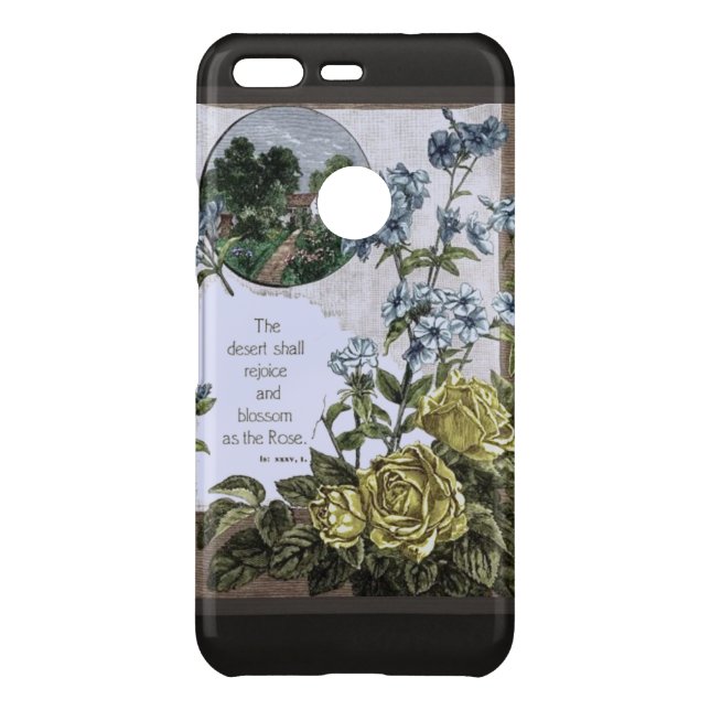  Scripture With Roses Uncommon Google Pixel Case (Back)