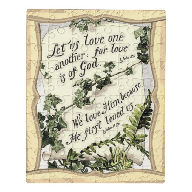 Scripture With Scroll Jigsaw Puzzle (Puzzle Vertical)
