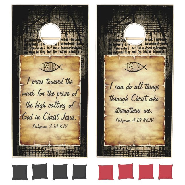 Scriptures Verse Cornhole Set (Set)