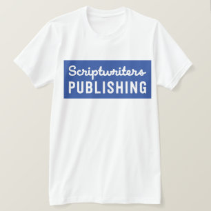 Scriptwriters Solid Royal Blue T-Shirt