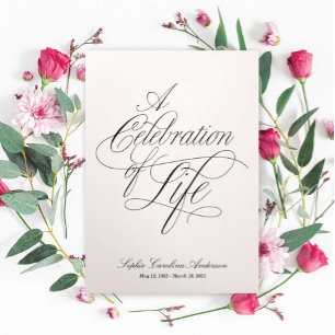 Scripty Celebration of Life Program