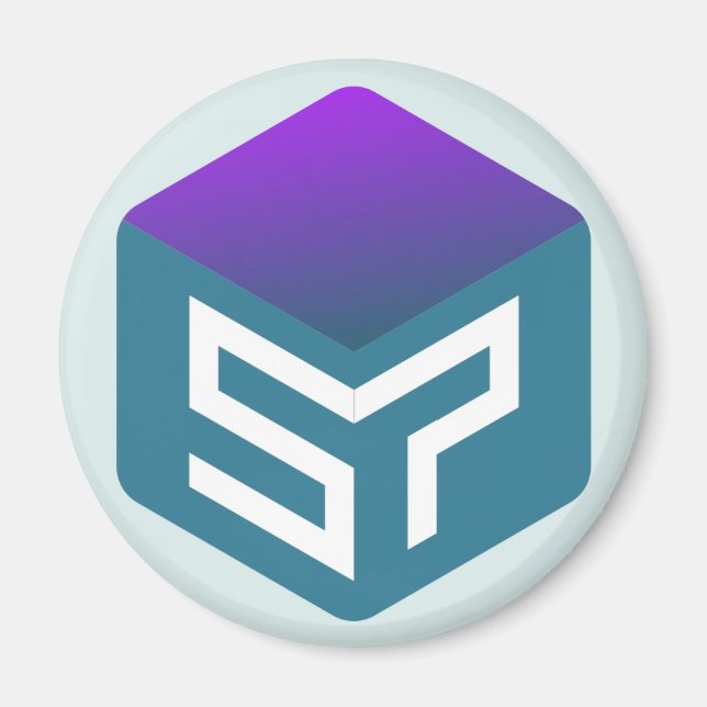 Scriveremo cube magnet (Front)