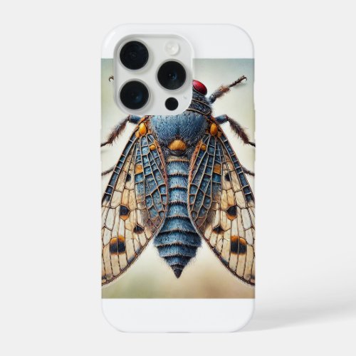 Scrobipalpa Top View 280624IREF102 _ Watercolor iPhone 15 Pro Case