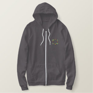 Scroll 1689 embroidered hoodie